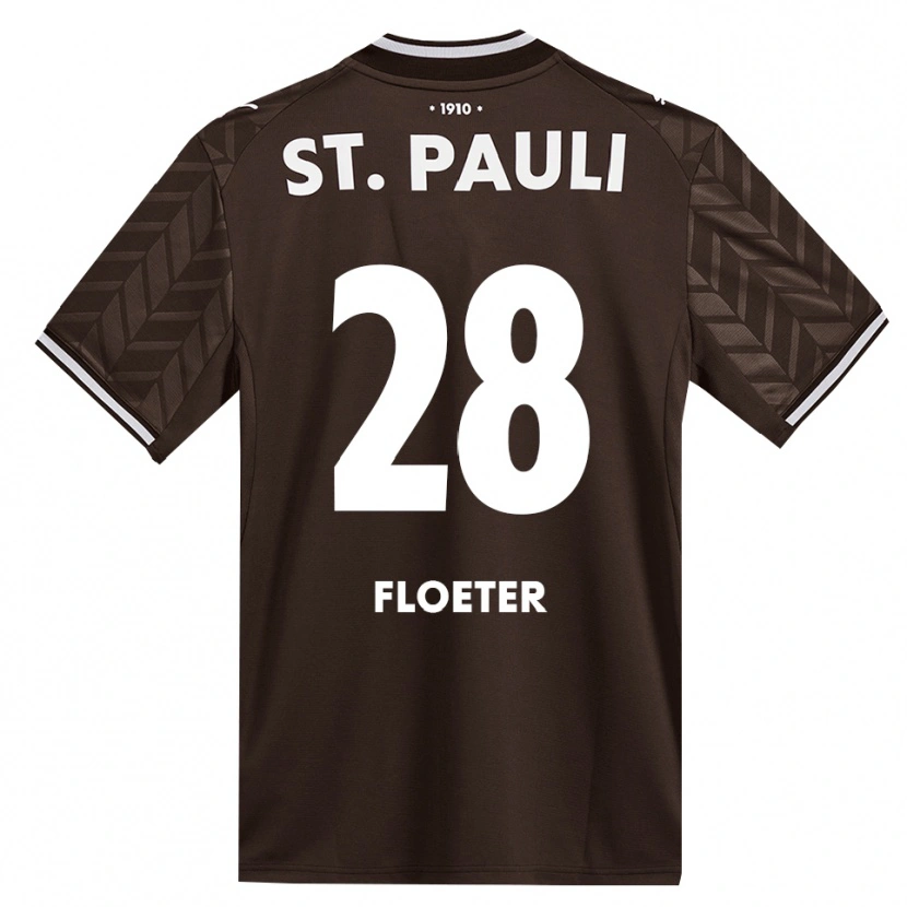 Danxen Niño Camiseta Joline Floeter #28 Café Blanco 1ª Equipación 2026/27 La Camisa