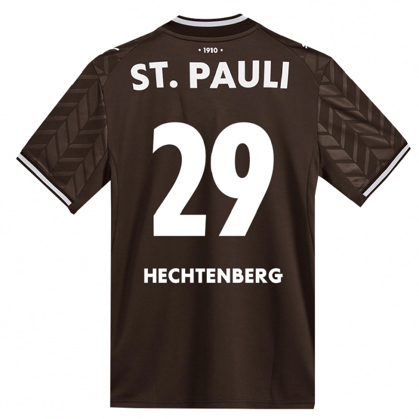 Danxen Niño Camiseta Julia Hechtenberg #29 Café Blanco 1ª Equipación 2026/27 La Camisa