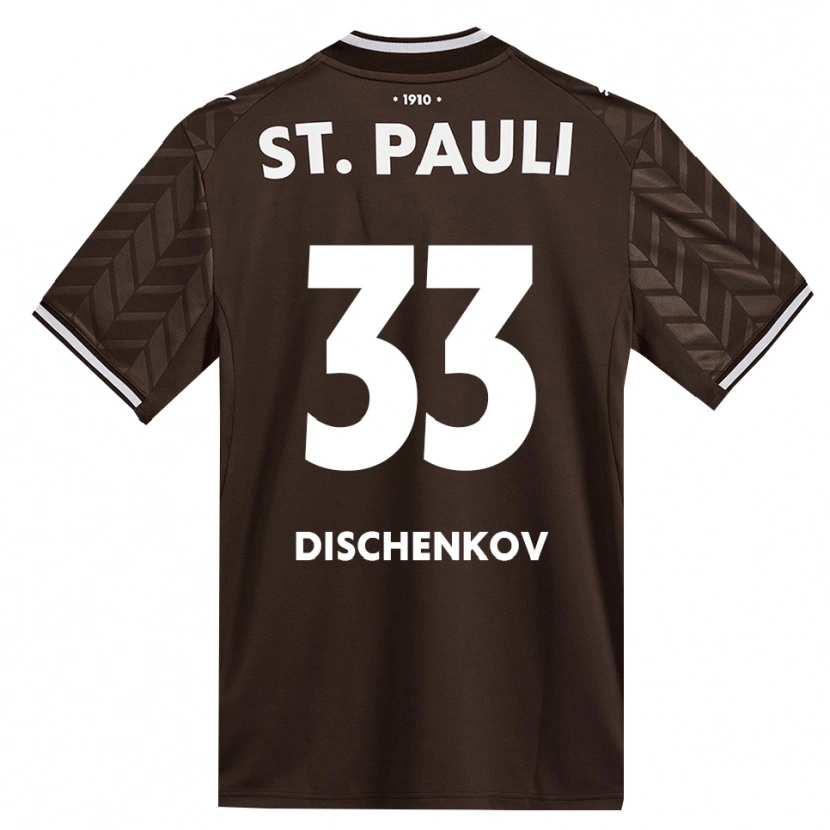 Danxen Niño Camiseta Dimitri Dischenkov #33 Café Blanco 1ª Equipación 2026/27 La Camisa