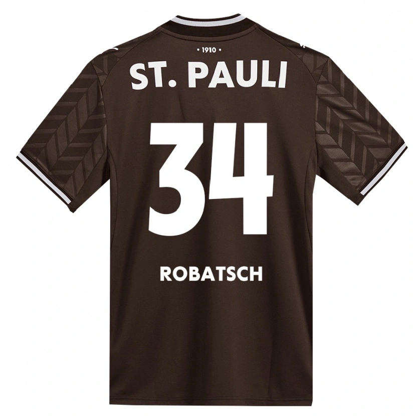 Danxen Niño Camiseta Jannik Robatsch #34 Café Blanco 1ª Equipación 2026/27 La Camisa