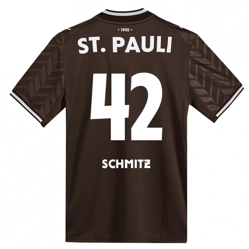 Danxen Niño Camiseta Marwin Schmitz #42 Café Blanco 1ª Equipación 2026/27 La Camisa