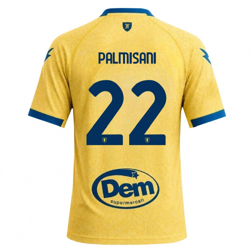 Danxen Niño Camiseta Lorenzo Palmisani #22 Caqui Negro Azul 1ª Equipación 2026/27 La Camisa