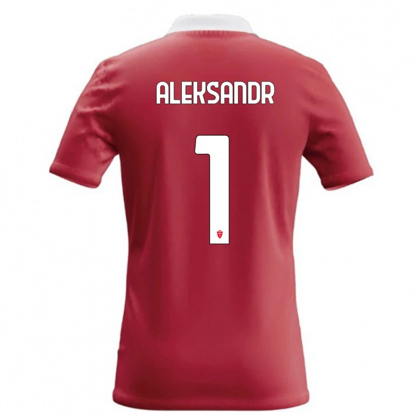 Danxen Niño Camiseta Aleksandr Ballabio #1 Rojo Blanco 1ª Equipación 2026/27 La Camisa