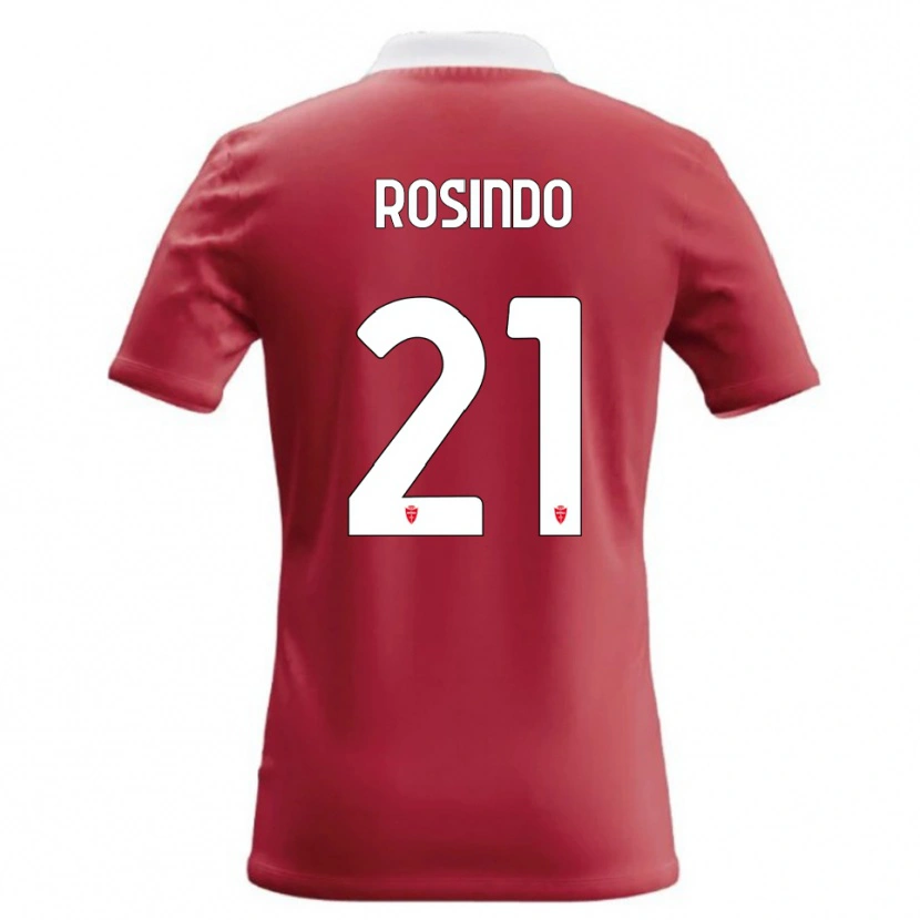 Danxen Niño Camiseta Rosindo Zanni #21 Rojo Blanco 1ª Equipación 2026/27 La Camisa