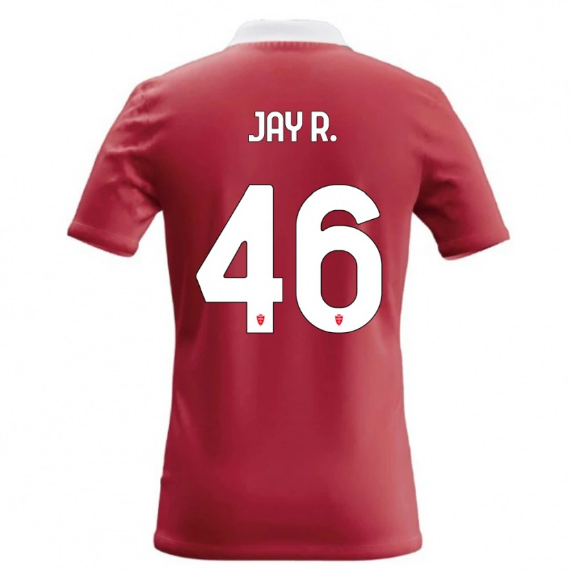 Danxen Niño Camiseta Jay Robinson #46 Rojo Blanco 1ª Equipación 2026/27 La Camisa