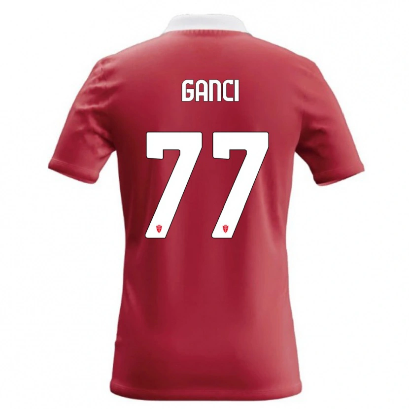 Danxen Niño Camiseta Daniele Ganci #77 Rojo Blanco 1ª Equipación 2026/27 La Camisa