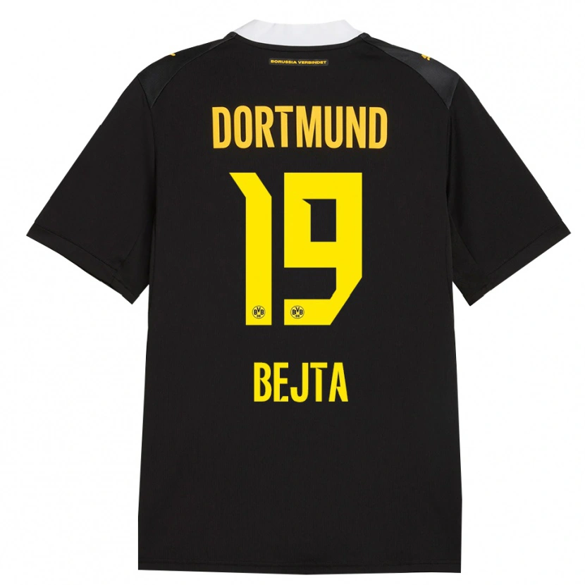 Danxen Niño Camiseta Adriano Bejta #19 Negro Rojo Amarillo 2ª Equipación 2026/27 La Camisa