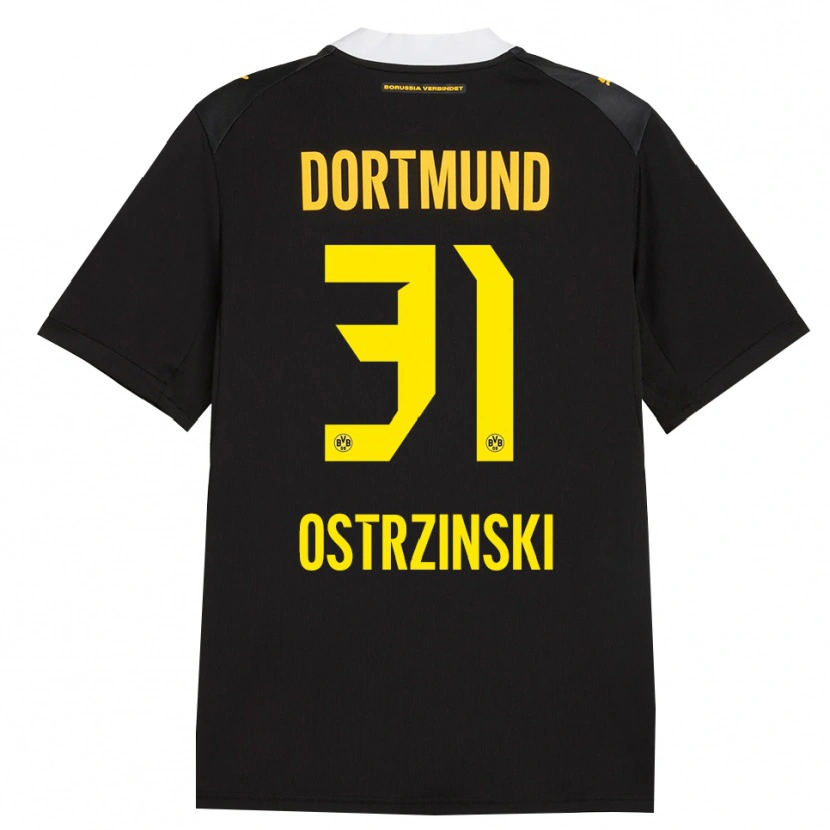 Danxen Niño Camiseta Silas Ostrzinski #31 Negro Rojo Amarillo 2ª Equipación 2026/27 La Camisa