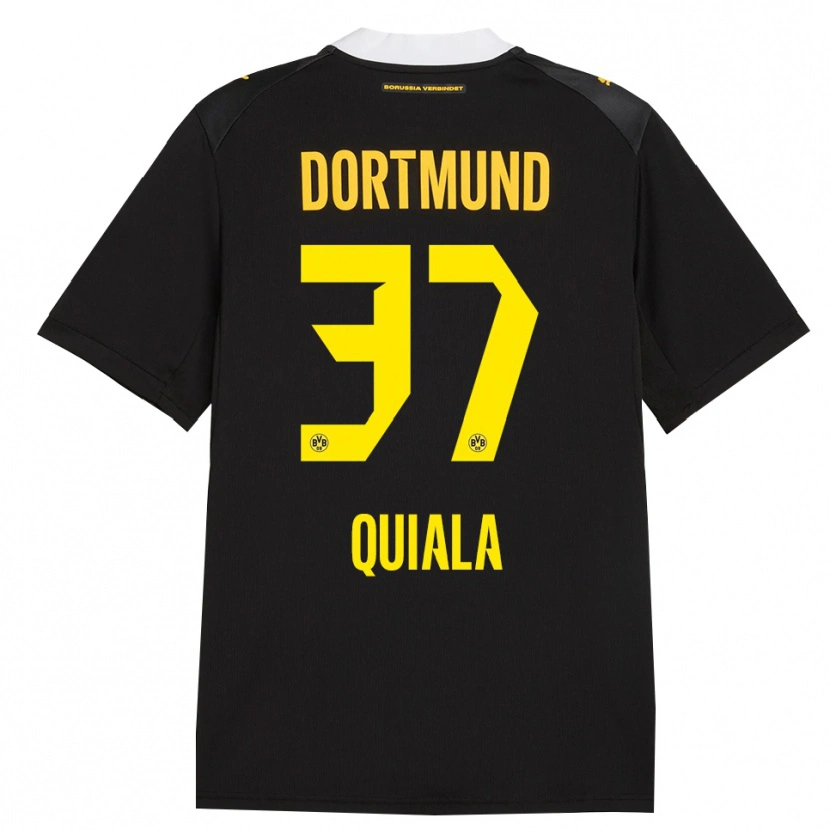 Danxen Niño Camiseta Nanitonda Quiala #37 Negro Rojo Amarillo 2ª Equipación 2026/27 La Camisa