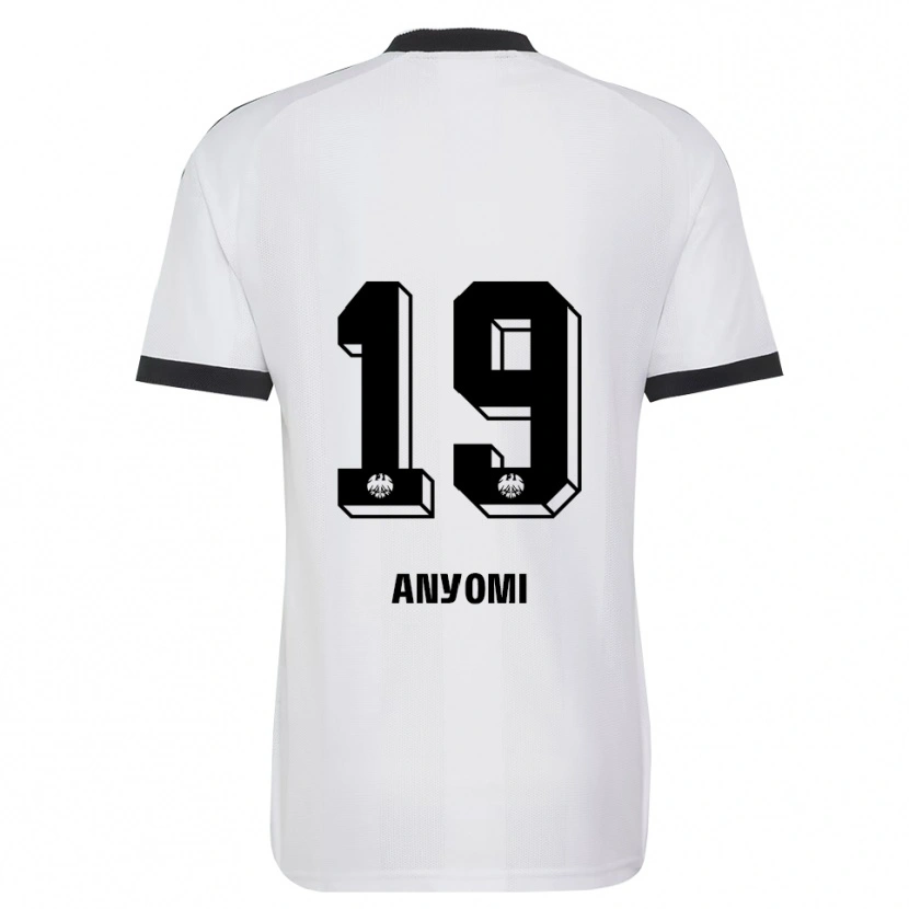 Danxen Niño Camiseta Nicole Anyomi #19 Blanco Negro 2ª Equipación 2026/27 La Camisa
