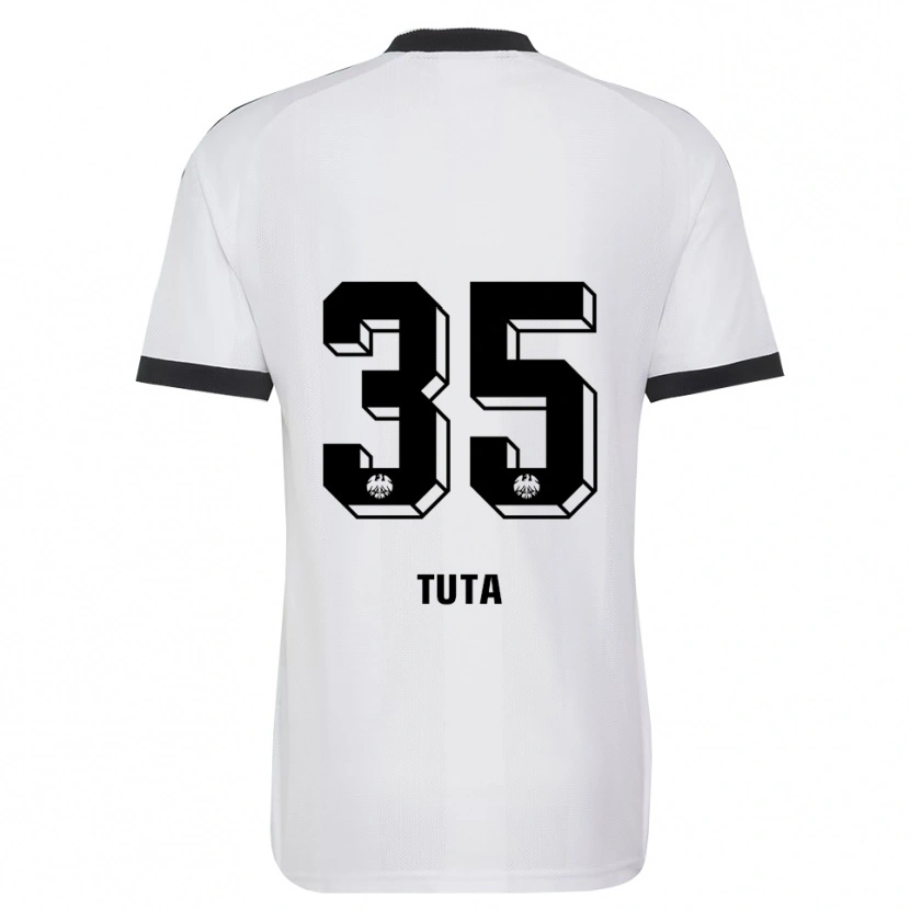 Danxen Niño Camiseta Tuta #35 Blanco Negro 2ª Equipación 2026/27 La Camisa