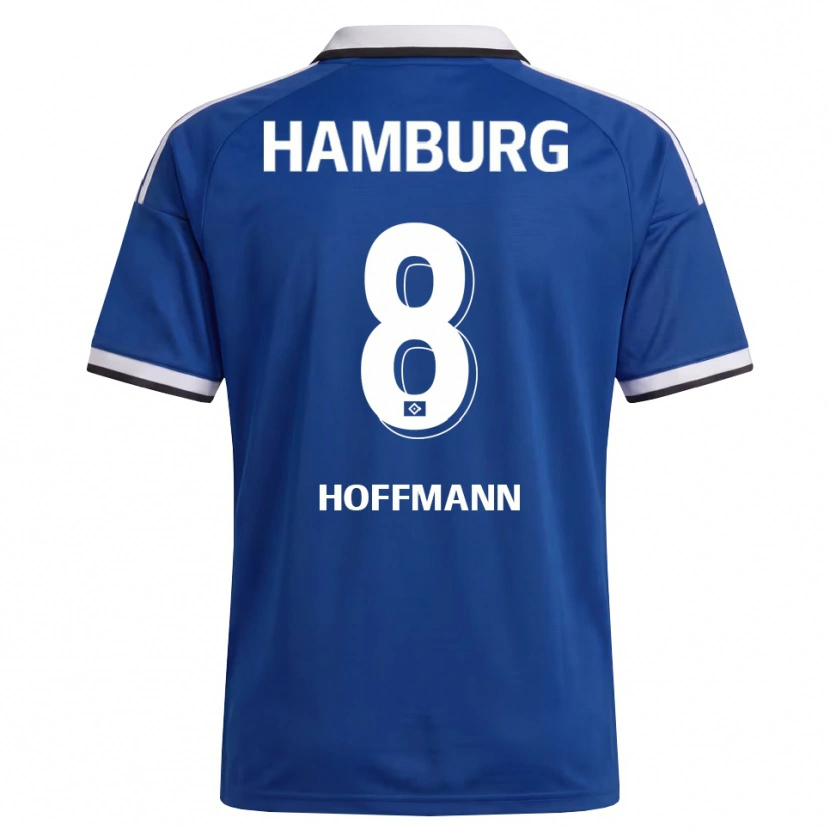 Danxen Niño Camiseta Nick Hoffmann #8 Blanco Azul 2ª Equipación 2026/27 La Camisa