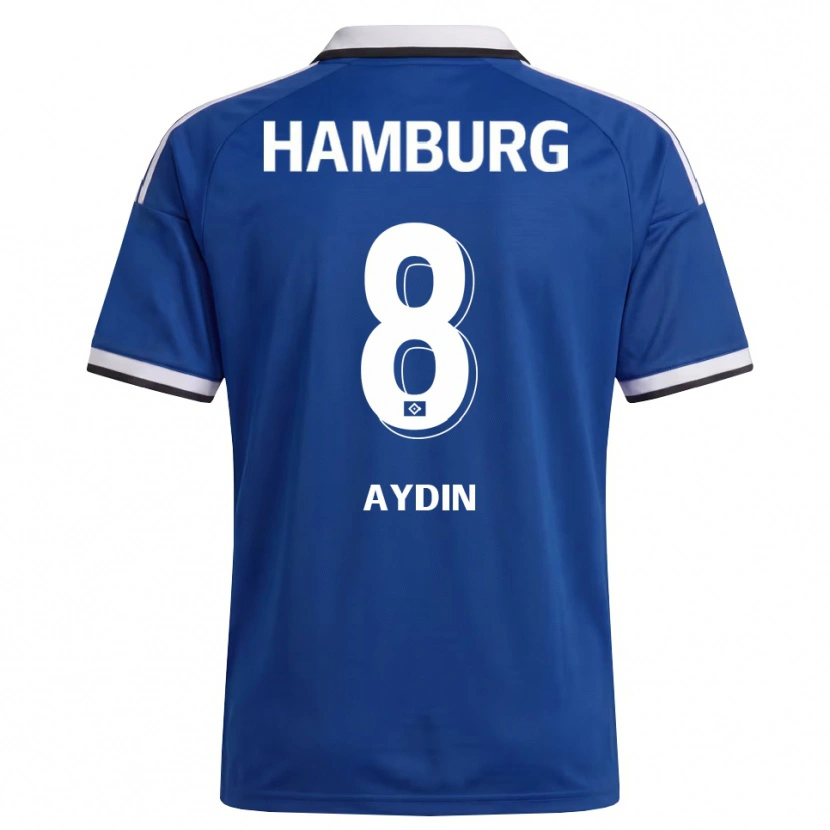 Danxen Niño Camiseta Songül Aydin #8 Blanco Azul 2ª Equipación 2026/27 La Camisa