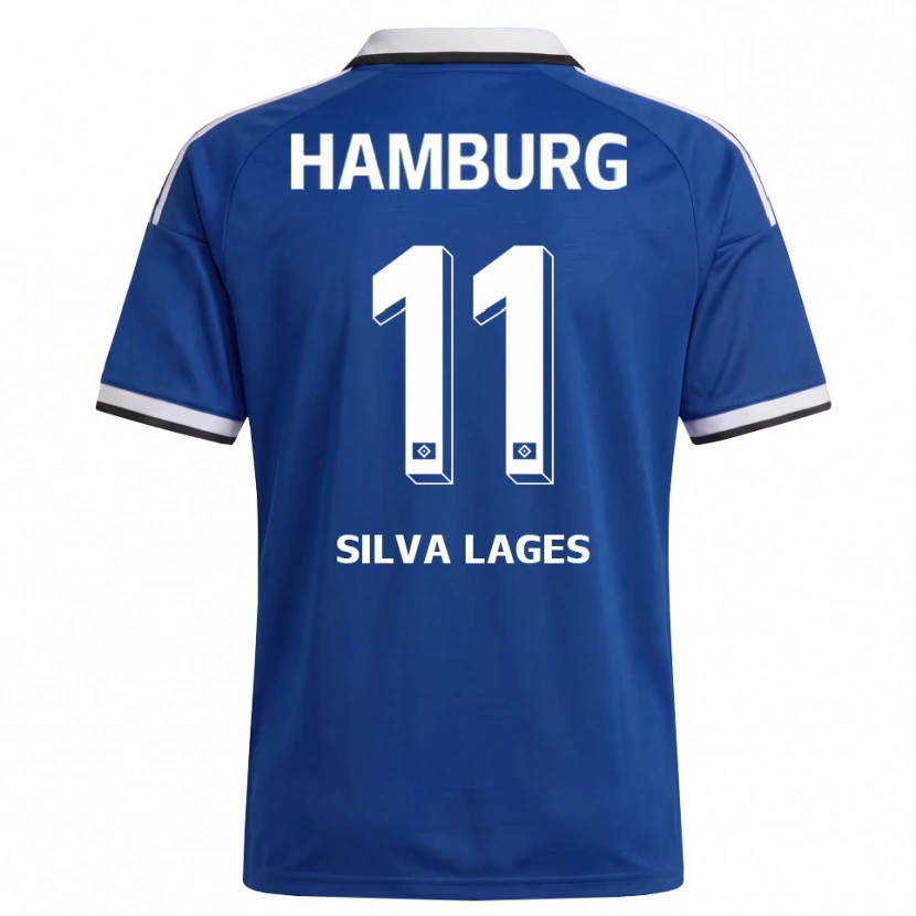 Danxen Niño Camiseta Martim Silva Lages #11 Blanco Azul 2ª Equipación 2026/27 La Camisa