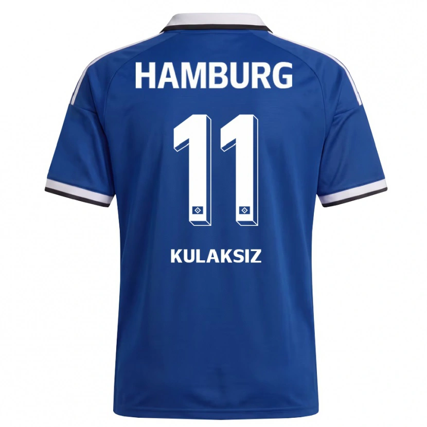 Danxen Niño Camiseta Onurhan Kulaksız #11 Blanco Azul 2ª Equipación 2026/27 La Camisa