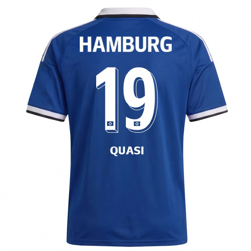 Danxen Niño Camiseta Prince Quasi #19 Blanco Azul 2ª Equipación 2026/27 La Camisa