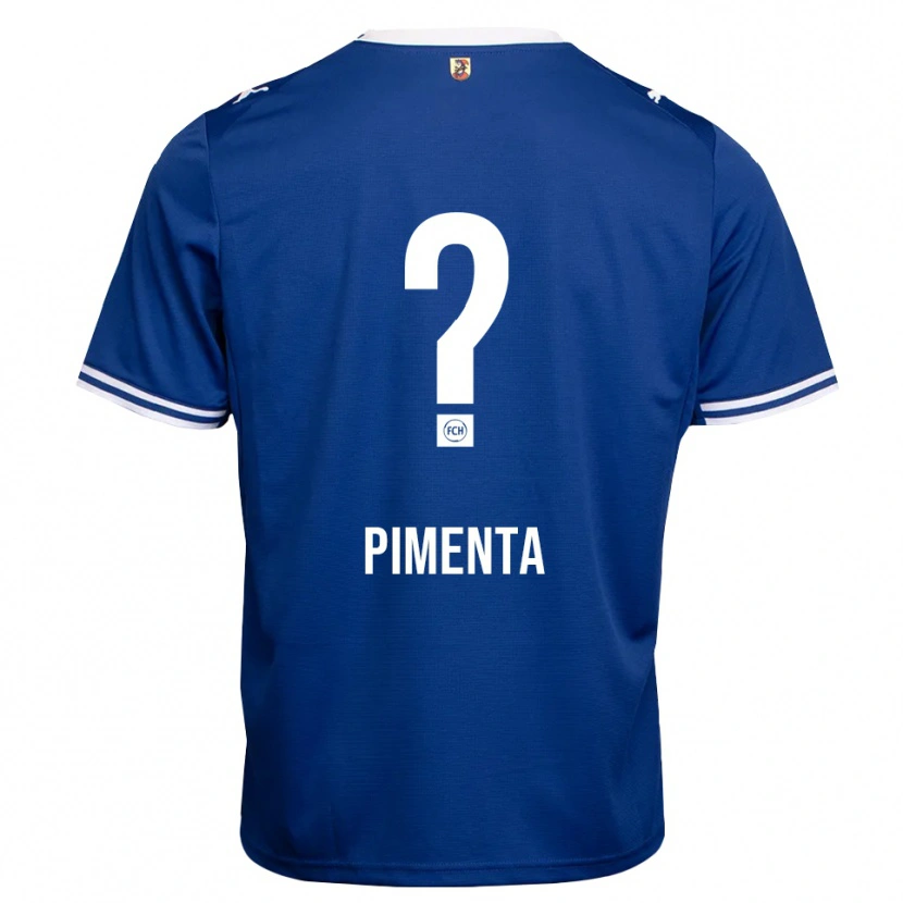 Danxen Niño Camiseta Francisco Da Cunha Pimenta #0 Azul Real Blanco 2ª Equipación 2026/27 La Camisa