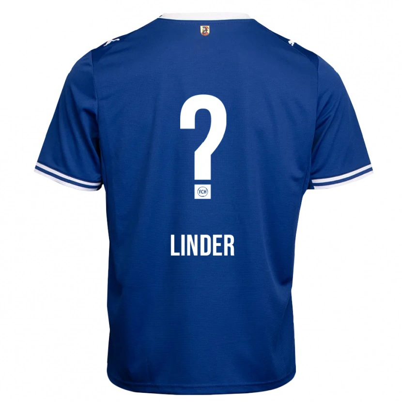 Danxen Niño Camiseta Madeleine Linder #0 Azul Real Blanco 2ª Equipación 2026/27 La Camisa