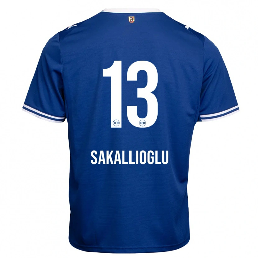 Danxen Niño Camiseta Nisa Sakallioglu #13 Azul Real Blanco 2ª Equipación 2026/27 La Camisa