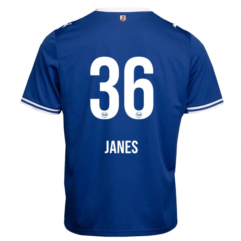 Danxen Niño Camiseta Luka Janes #36 Azul Real Blanco 2ª Equipación 2026/27 La Camisa