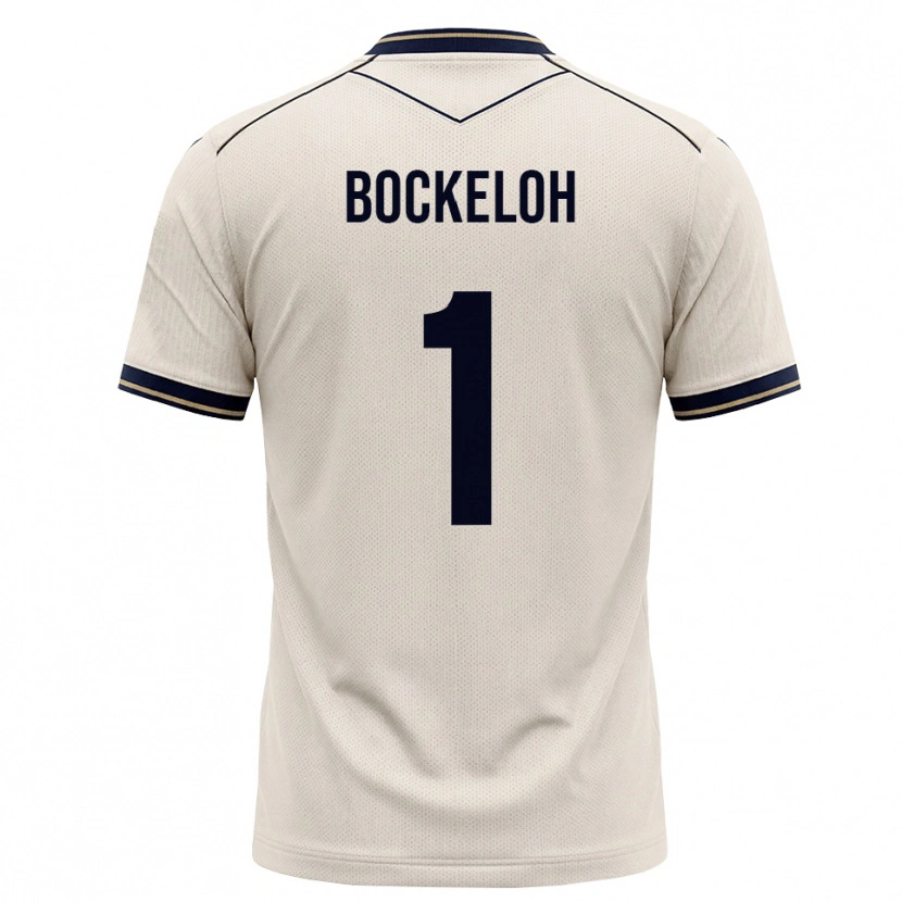 Danxen Niño Camiseta Leonhard Bockeloh #1 Blanco Roto Azul Tinta 2ª Equipación 2026/27 La Camisa