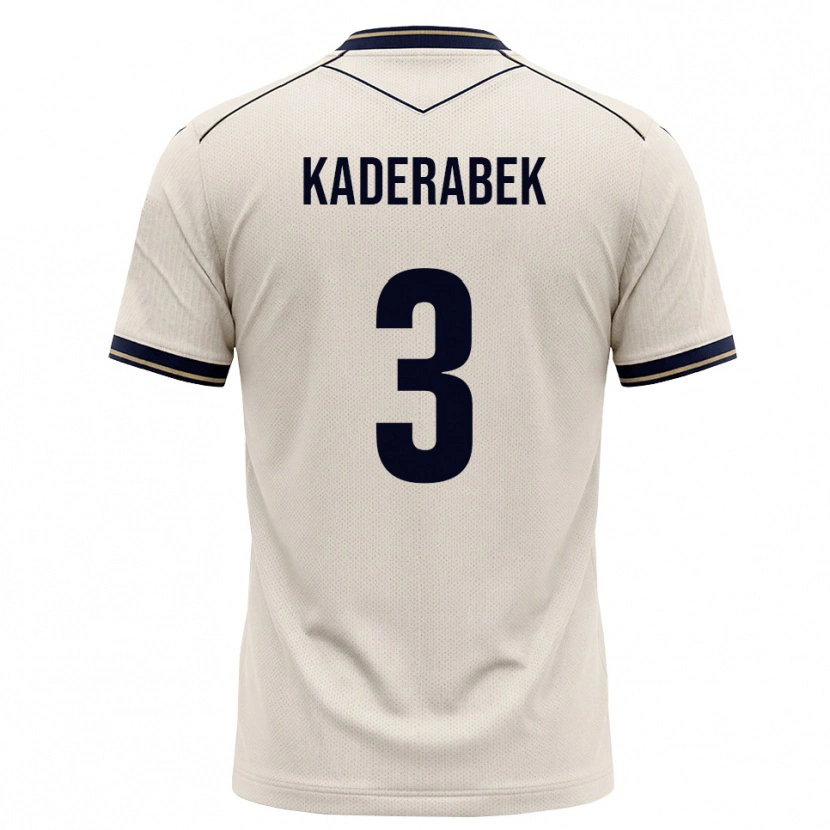 Danxen Niño Camiseta Pavel Kaderabek #3 Blanco Roto Azul Tinta 2ª Equipación 2026/27 La Camisa