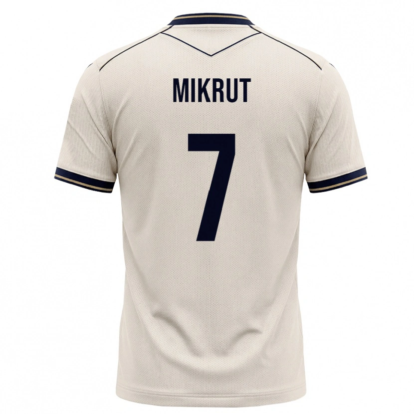 Danxen Niño Camiseta Noah Mikrut #7 Blanco Roto Azul Tinta 2ª Equipación 2026/27 La Camisa