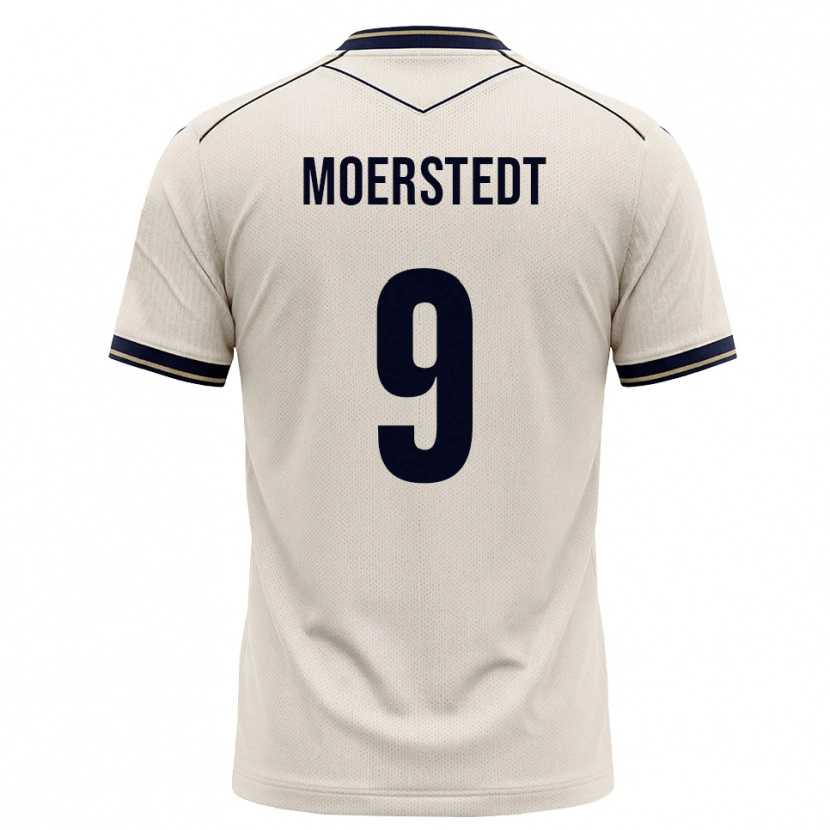 Danxen Niño Camiseta Max Moerstedt #9 Blanco Roto Azul Tinta 2ª Equipación 2026/27 La Camisa