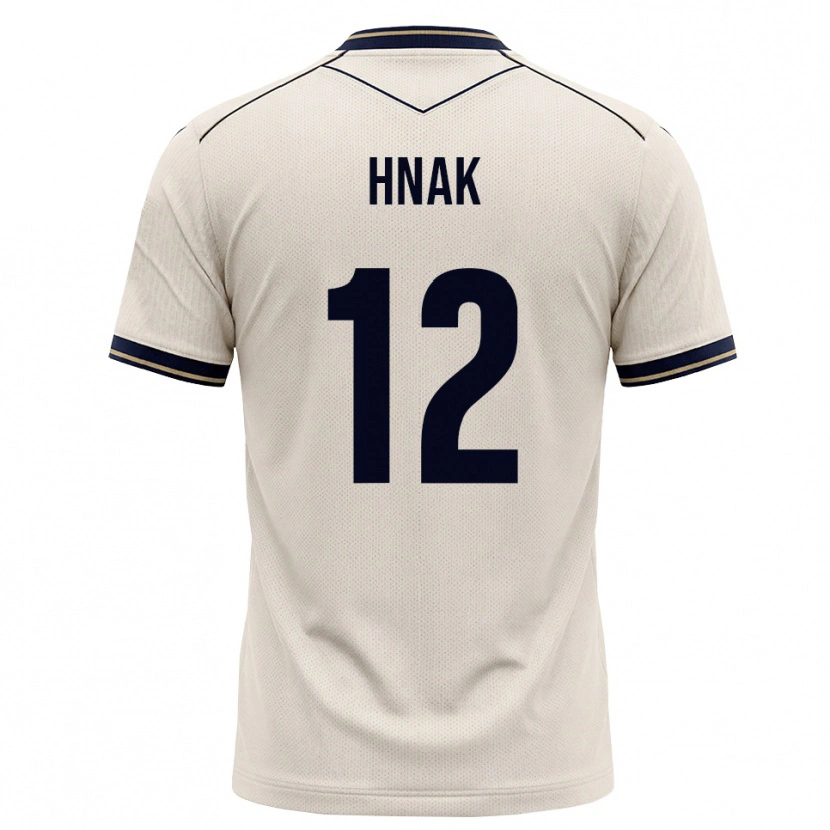 Danxen Niño Camiseta Anwar Hnak #12 Blanco Roto Azul Tinta 2ª Equipación 2026/27 La Camisa