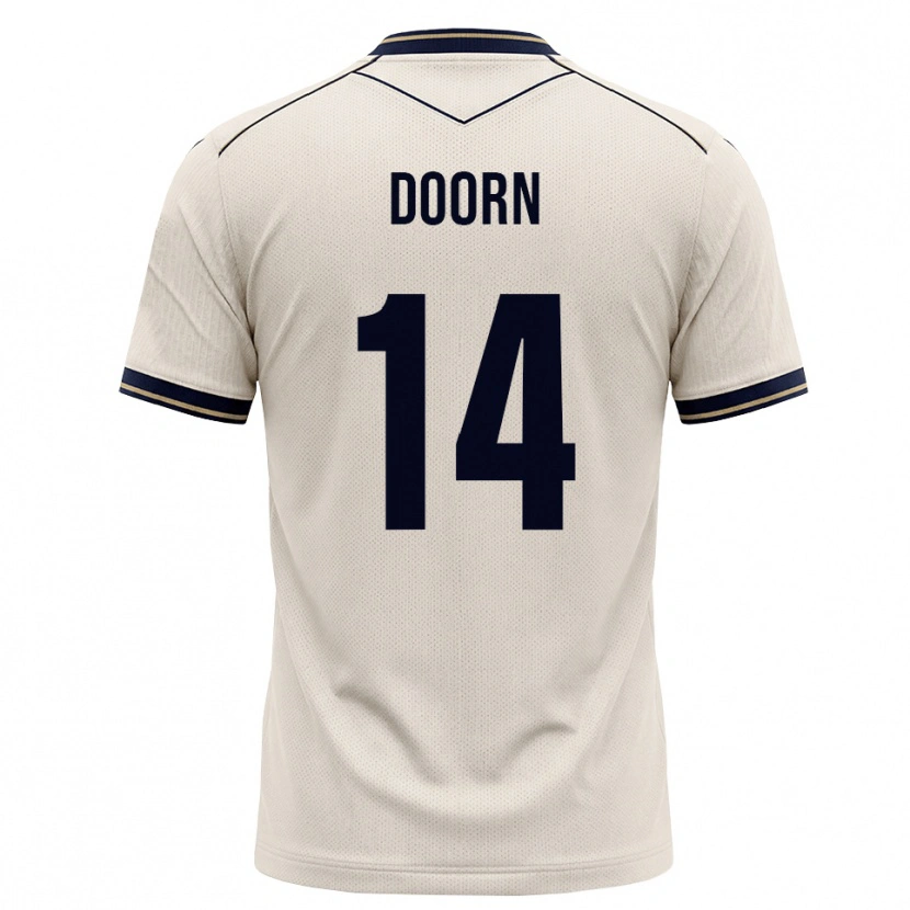 Danxen Niño Camiseta Lisa Doorn #14 Blanco Roto Azul Tinta 2ª Equipación 2026/27 La Camisa