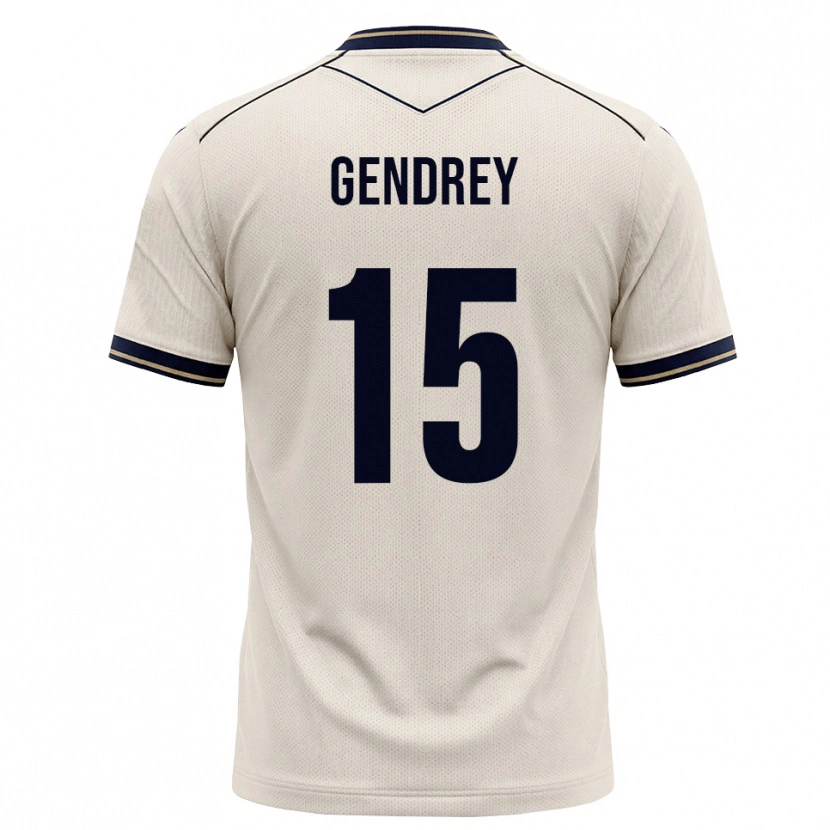 Danxen Niño Camiseta Valentin Gendrey #15 Blanco Roto Azul Tinta 2ª Equipación 2026/27 La Camisa