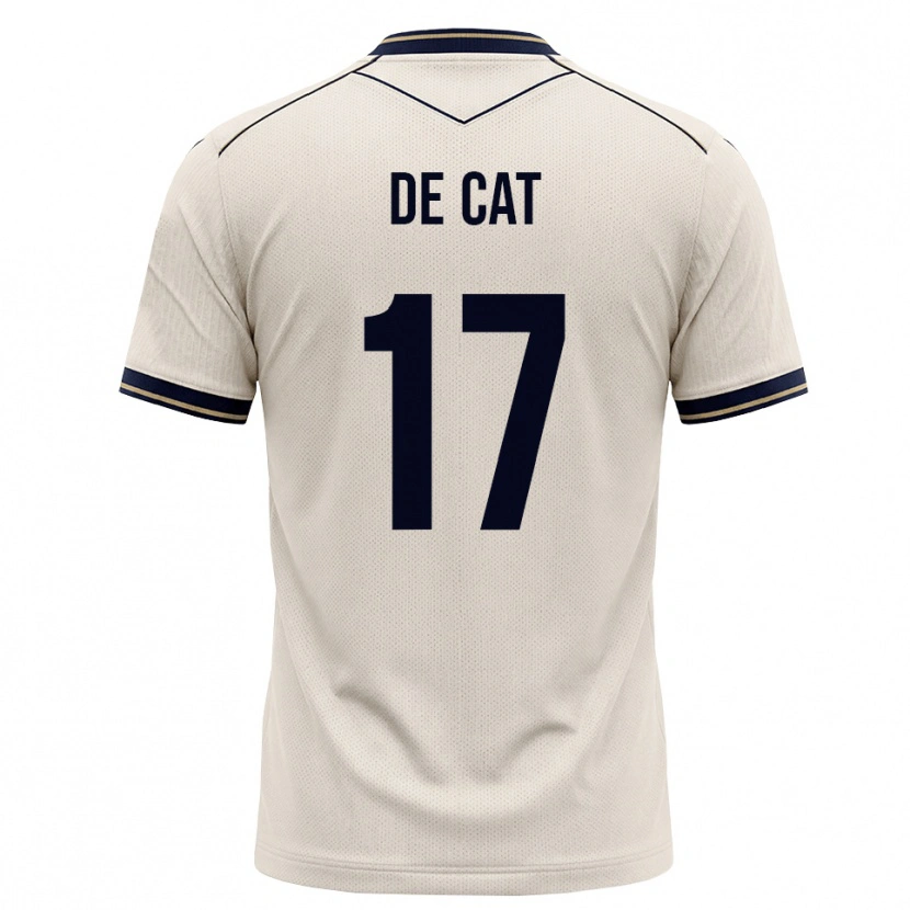 Danxen Niño Camiseta Nathan De Cat #17 Blanco Roto Azul Tinta 2ª Equipación 2026/27 La Camisa
