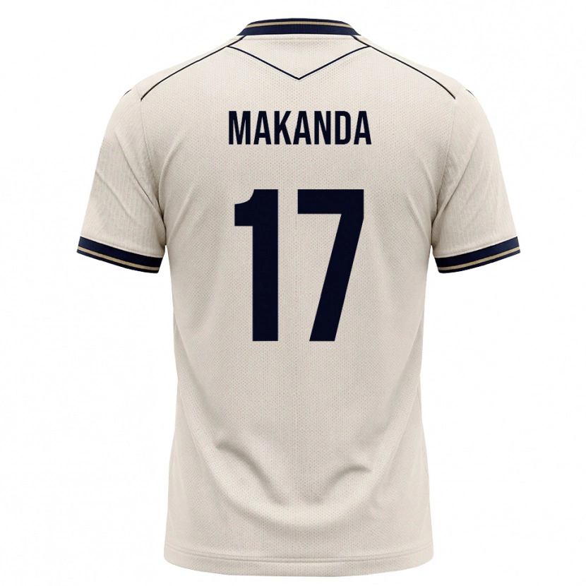 Danxen Niño Camiseta Blessing Makanda #17 Blanco Roto Azul Tinta 2ª Equipación 2026/27 La Camisa