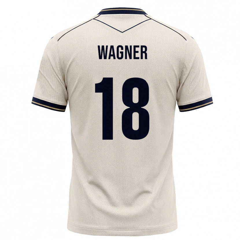 Danxen Niño Camiseta Ricardo Wagner #18 Blanco Roto Azul Tinta 2ª Equipación 2026/27 La Camisa