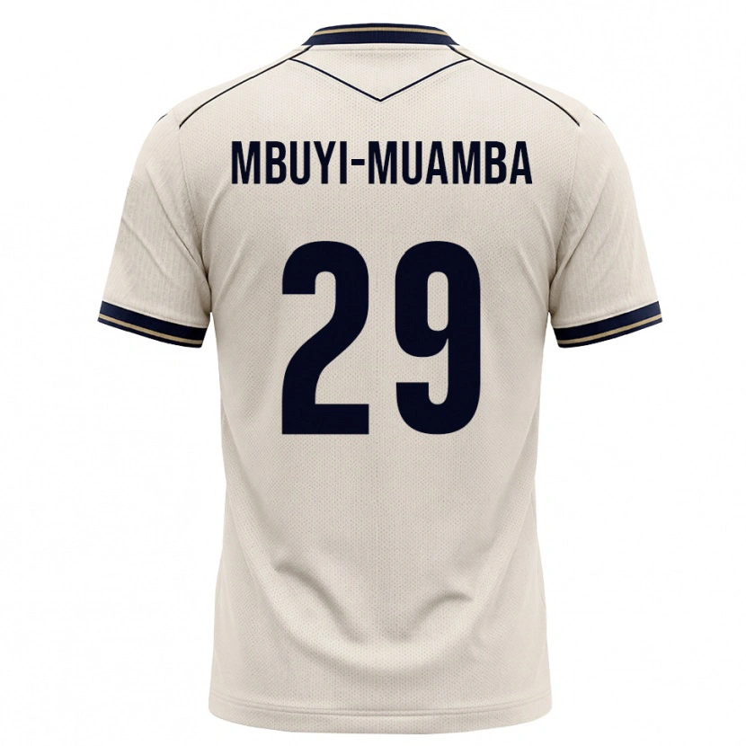 Danxen Niño Camiseta Hubert Mbuyi-Muamba #29 Blanco Roto Azul Tinta 2ª Equipación 2026/27 La Camisa