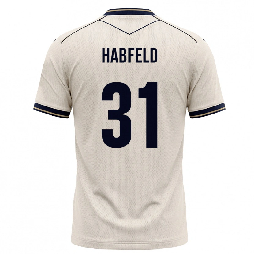 Danxen Niño Camiseta Josef Haßfeld #31 Blanco Roto Azul Tinta 2ª Equipación 2026/27 La Camisa