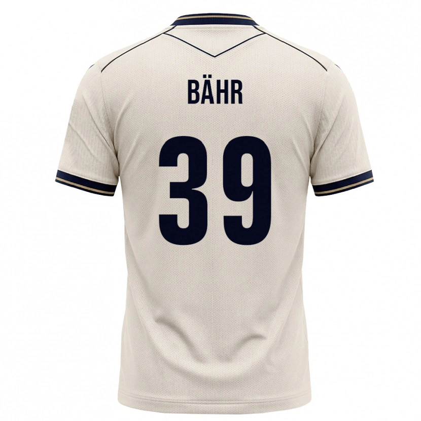Danxen Niño Camiseta Florian Bähr #39 Blanco Roto Azul Tinta 2ª Equipación 2026/27 La Camisa