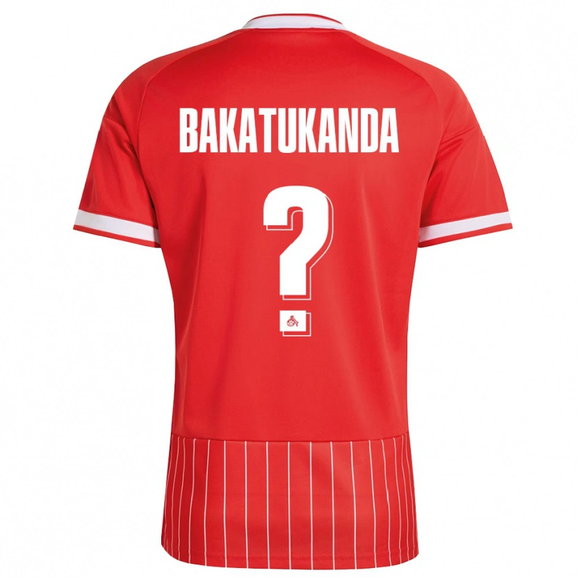 Danxen Niño Camiseta Elias Bakatukanda #0 Verde Rojo Blanco 2ª Equipación 2026/27 La Camisa