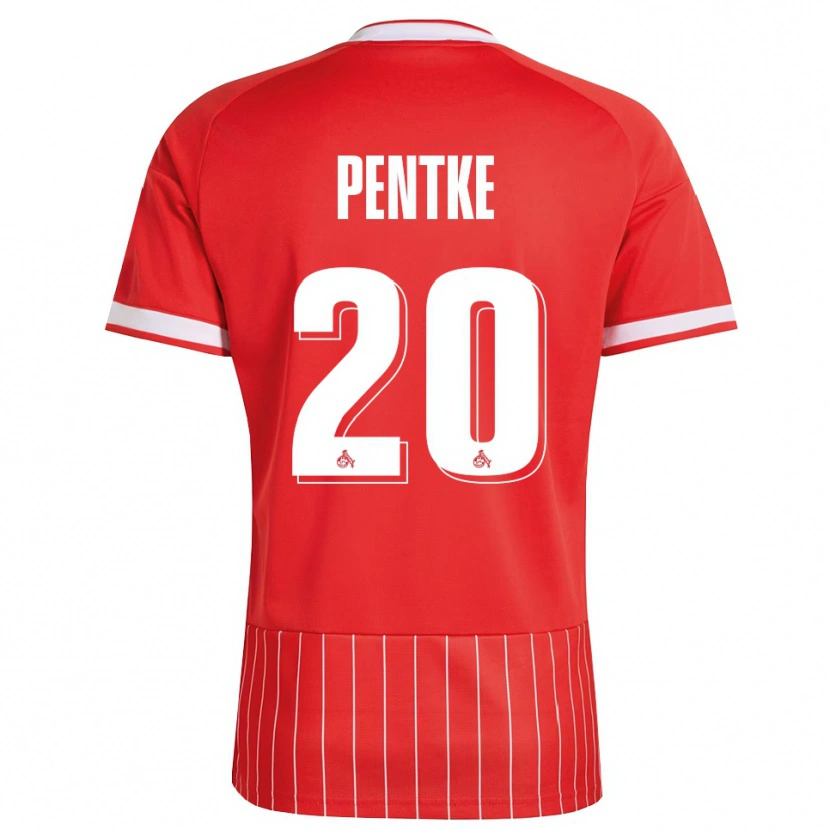 Danxen Niño Camiseta Philipp Pentke #20 Verde Rojo Blanco 2ª Equipación 2026/27 La Camisa