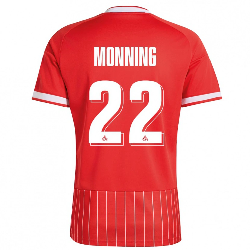 Danxen Niño Camiseta Marlon Monning #22 Verde Rojo Blanco 2ª Equipación 2026/27 La Camisa