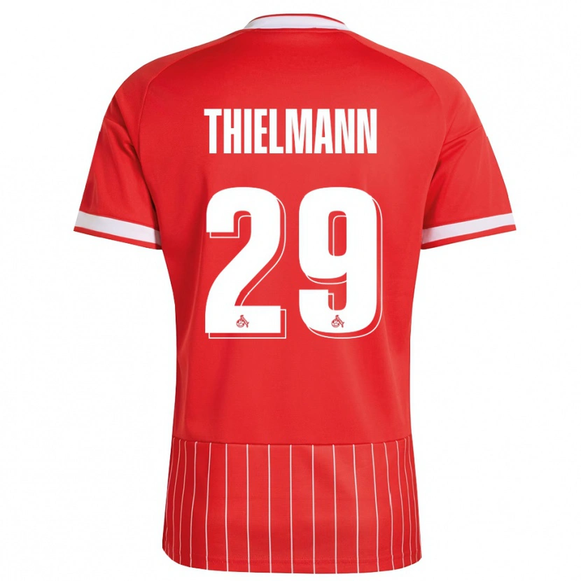 Danxen Niño Camiseta Jan Thielmann #29 Verde Rojo Blanco 2ª Equipación 2026/27 La Camisa