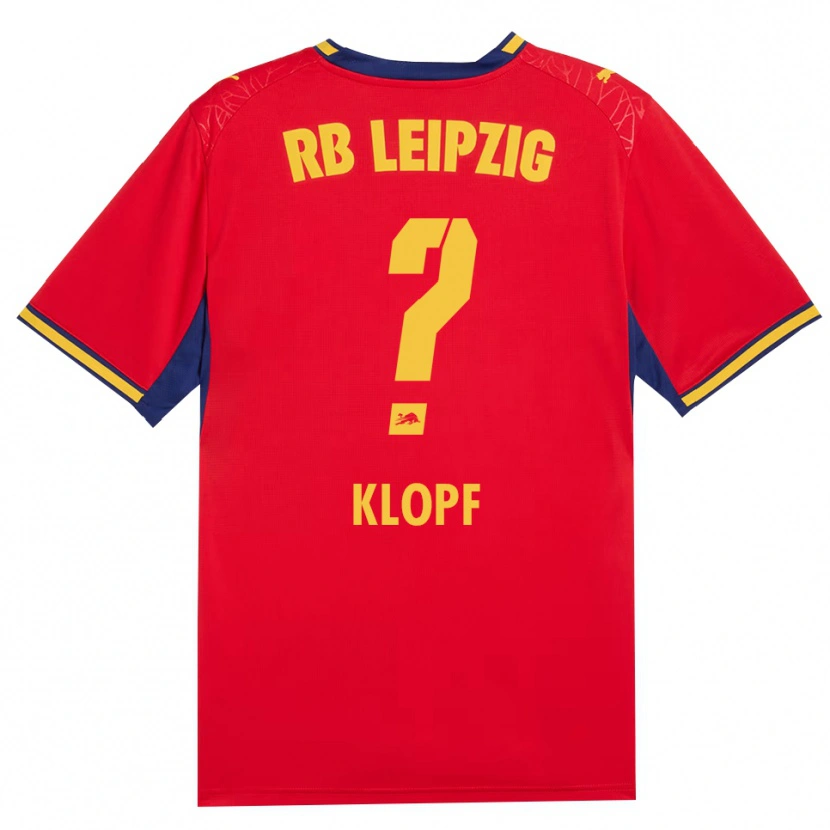 Danxen Niño Camiseta Oskar Klopf #0 Azul Real Rojo Amarillo 2ª Equipación 2026/27 La Camisa