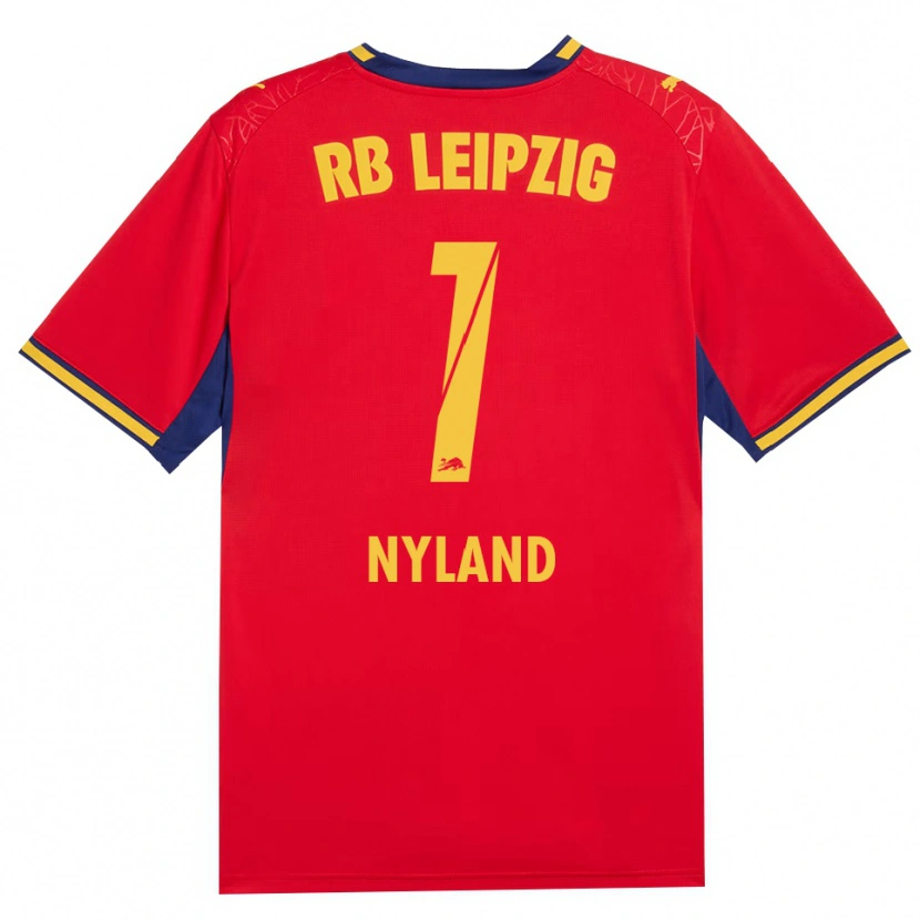 Danxen Niño Camiseta Ørjan Nyland #1 Azul Real Rojo Amarillo 2ª Equipación 2026/27 La Camisa