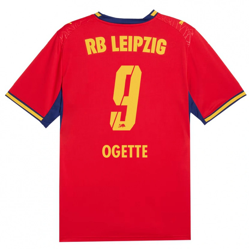 Danxen Niño Camiseta Israel Ogette #9 Azul Real Rojo Amarillo 2ª Equipación 2026/27 La Camisa