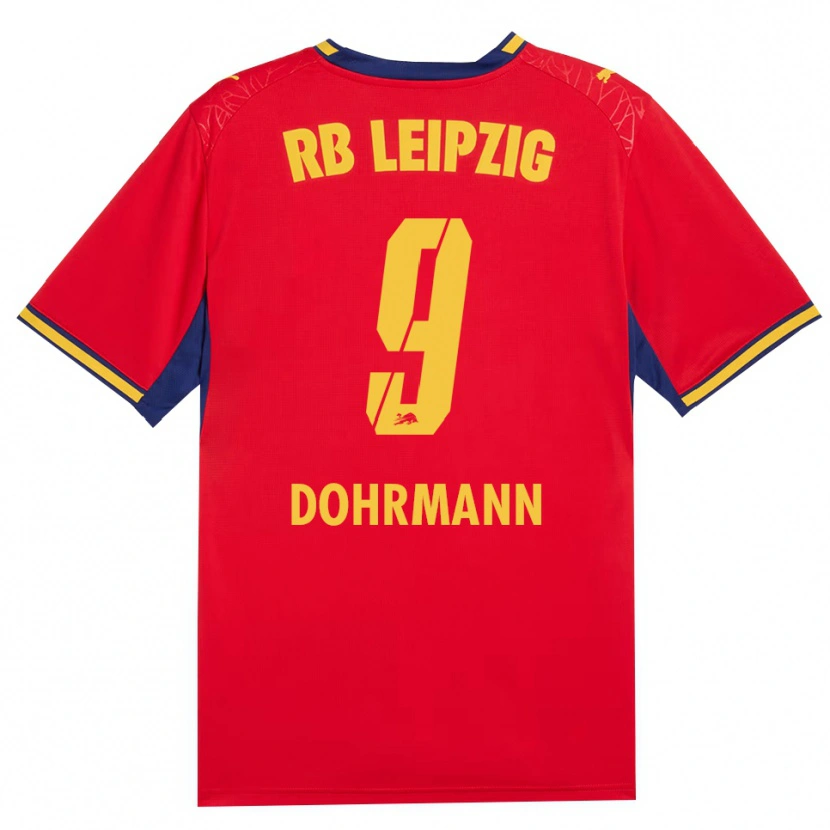 Danxen Niño Camiseta Paul Dohrmann #9 Azul Real Rojo Amarillo 2ª Equipación 2026/27 La Camisa