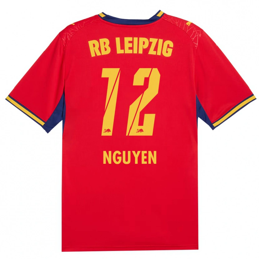 Danxen Niño Camiseta Vu Nguyen #12 Azul Real Rojo Amarillo 2ª Equipación 2026/27 La Camisa