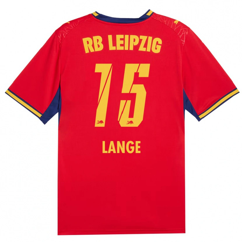 Danxen Niño Camiseta Oskar Lange #15 Azul Real Rojo Amarillo 2ª Equipación 2026/27 La Camisa