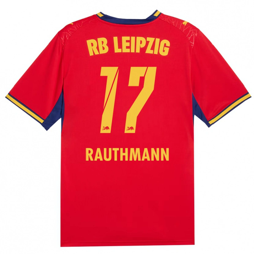 Danxen Niño Camiseta Nick Rauthmann #17 Azul Real Rojo Amarillo 2ª Equipación 2026/27 La Camisa