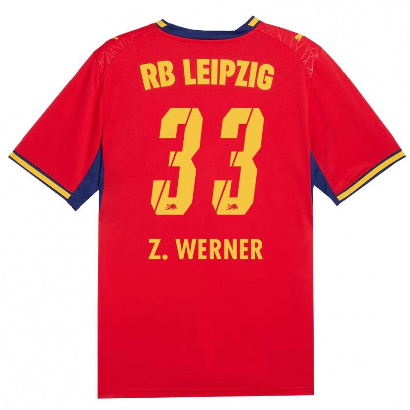Danxen Niño Camiseta Zoé Werner #33 Azul Real Rojo Amarillo 2ª Equipación 2026/27 La Camisa