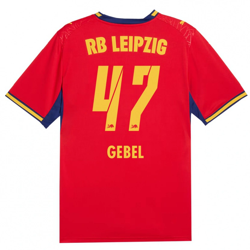 Danxen Niño Camiseta Viggo Gebel #47 Azul Real Rojo Amarillo 2ª Equipación 2026/27 La Camisa